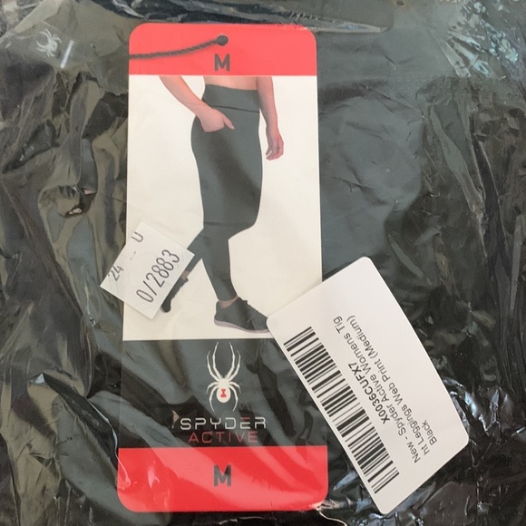 Spyder Women Performance High Rise Tight--Black - Picture 1 of 5